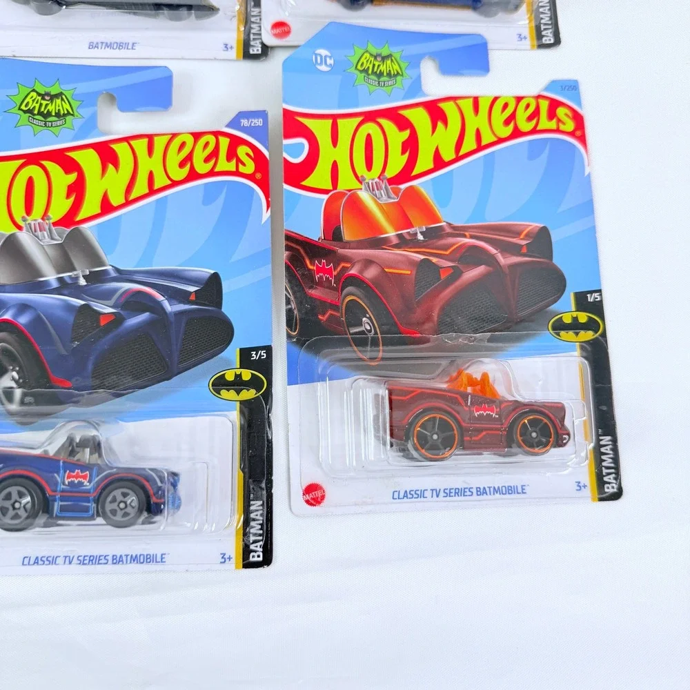 Hot Wheels Batman Batmobile Diecast Lot of 8 Animated Series TV Series Forever
